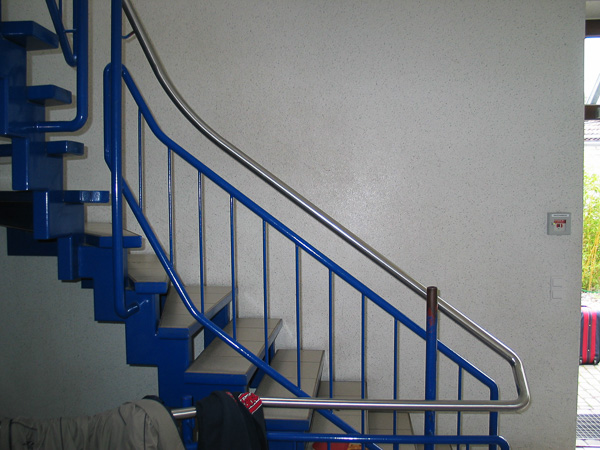 Escalier problématique - Vue latérale