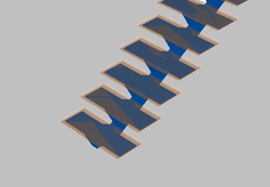 Escalier à poutre centrale